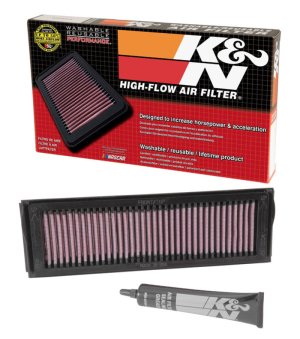 Kawasaki Ninja ZX-10R Air Filter - K&N Engineering - High-Flow Direct-Fit Replacement - `04-`07 Kawasaki Ninja ZX-10R Air Filter - K&N Engineering - High-Flow Direct-Fit Replacement - `04-`07